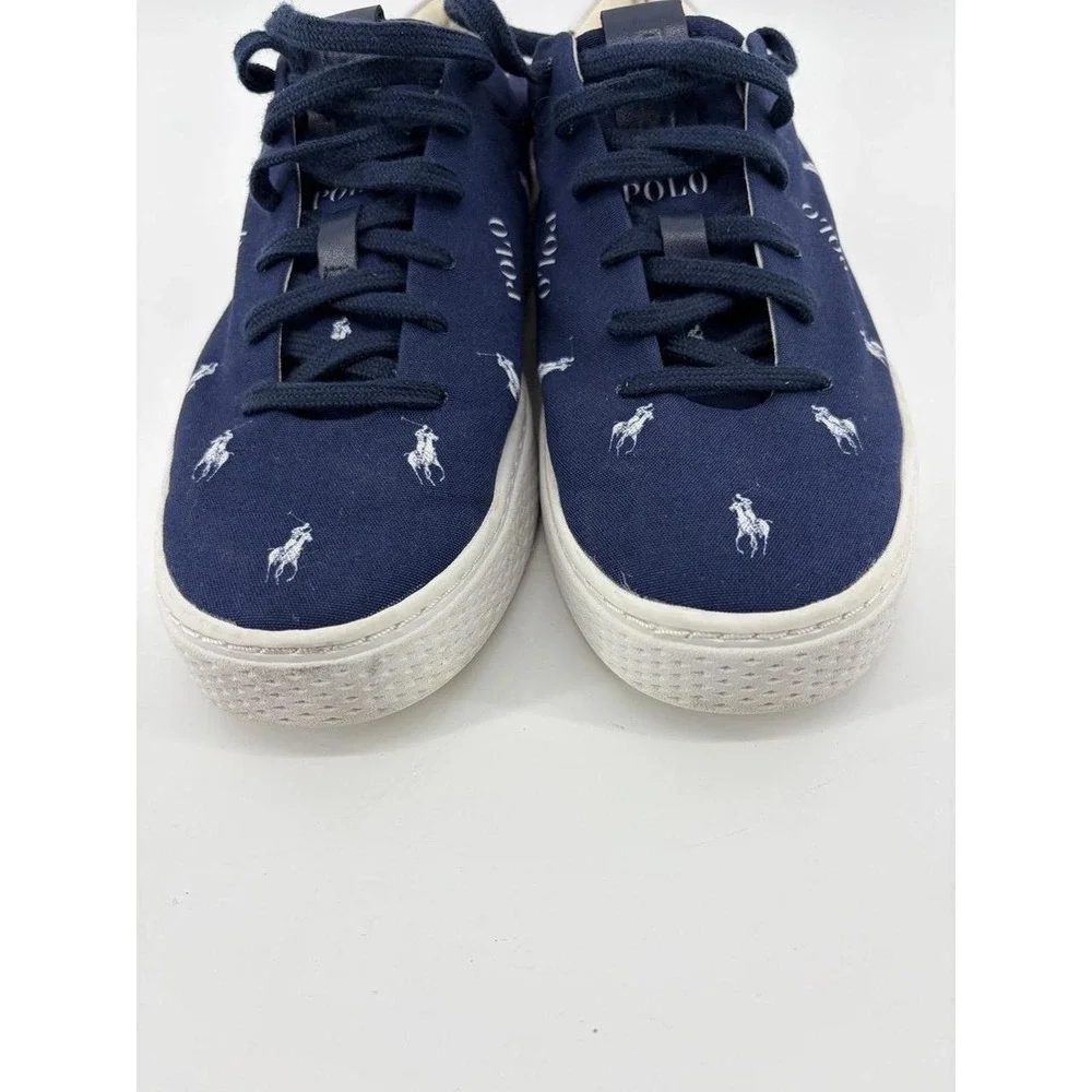 Polo Ralph Lauren Pony Sneakers Court 125 Canvas Shoes, Men's 8.5, Unisex